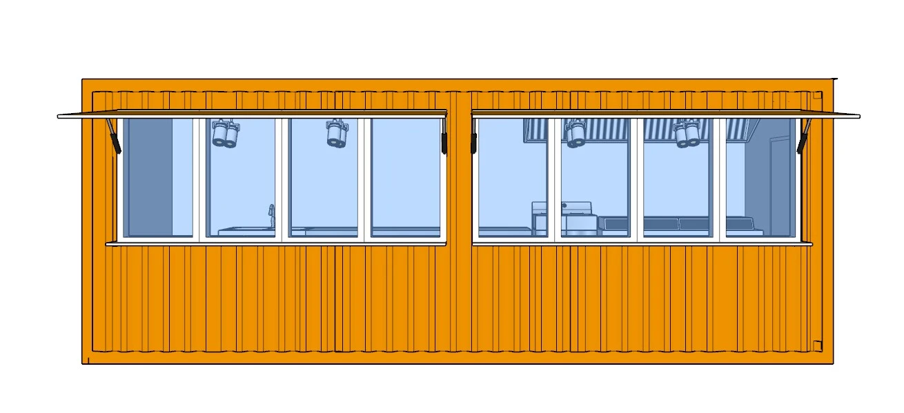 shipping container restaurant